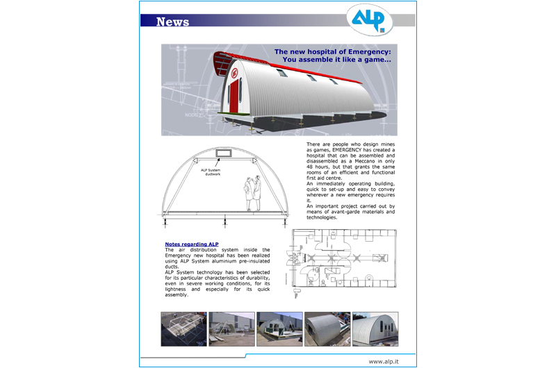 ALP International - Emergency Field Hospital - ALP System
